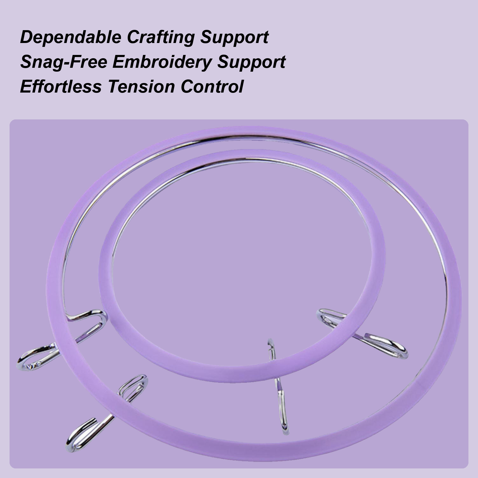 Embroidery And Quilting - Hoop For Cross Stitching Metal Spring
