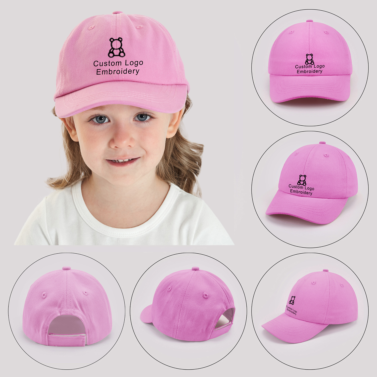 Embroidery Name Designs - Bear DIY Design Letter Embroidery Hat