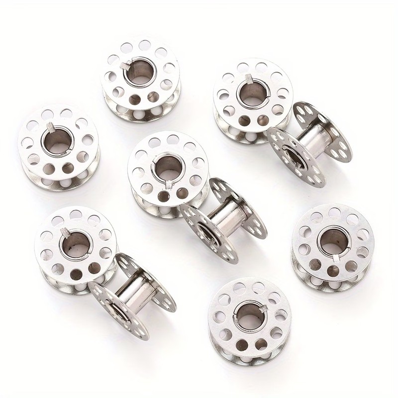Embroidery And Quilting - 70Pcs Reusable Metal Bobbins, For Sewing