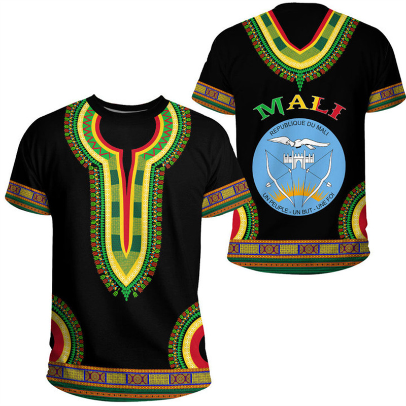 Embroidery Legacy - Vintage Republic-of Mali Map 3D Print