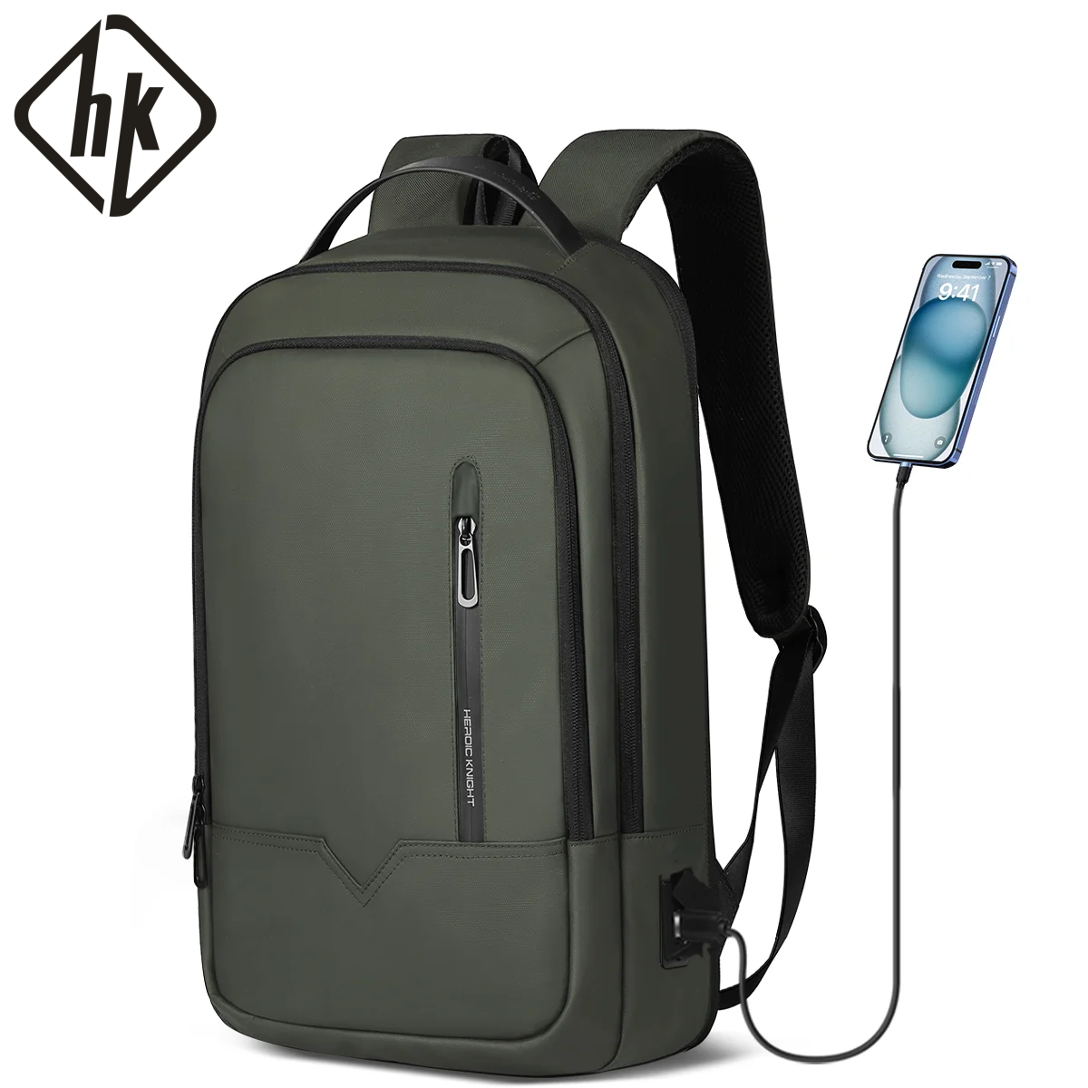 Embroidery Frame - HK Expandable Business Backpack Men Lightweight