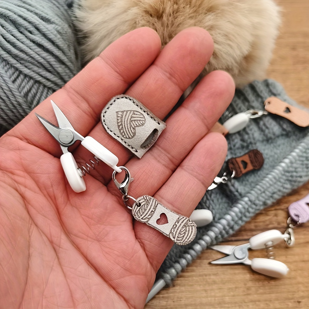 Embroidery Quilt Cover - 1Pc Mini Yarn Scissors Set, Thread