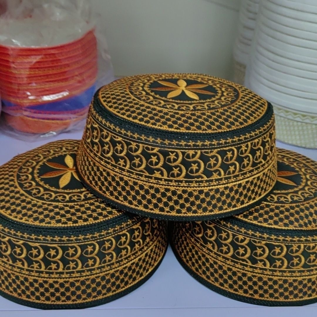 Embroidery Topi - Muslim Caps For Men Clothing Tax