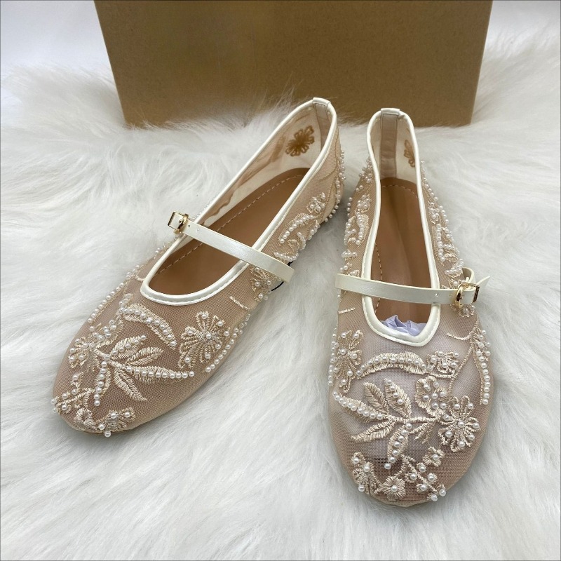 Embroidery Design Free - Mesh Embroidery String Bead Women Ballet