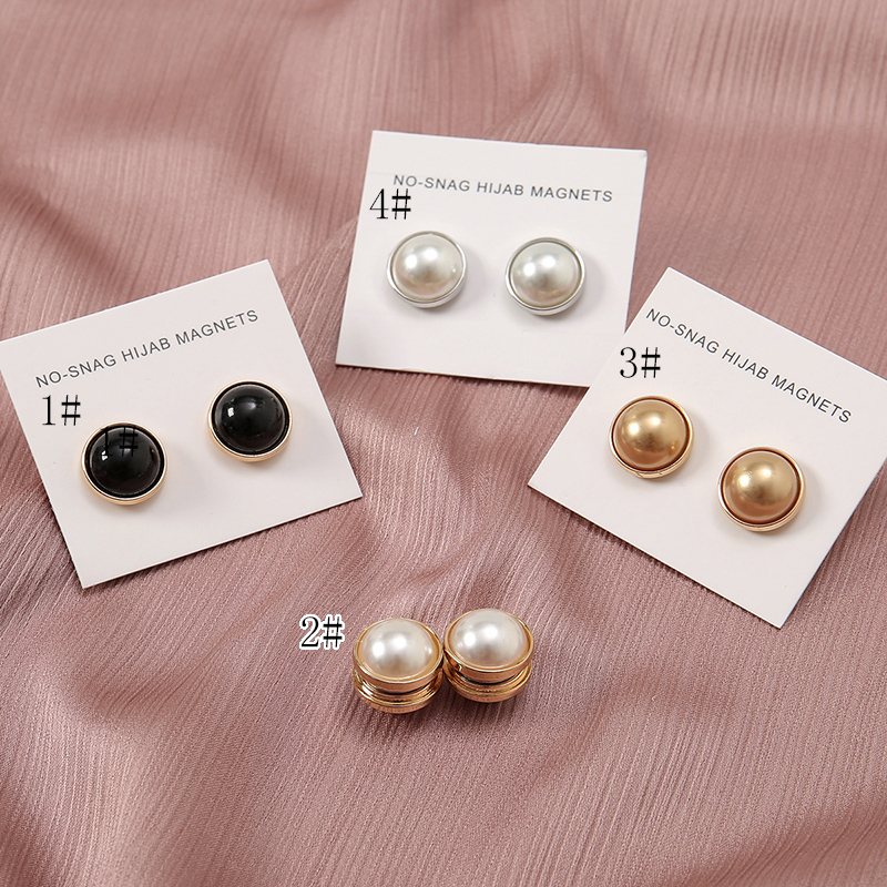 Embroidery Simple - Newest 2pairs/Bag Pearl Magnet Decorated Accessories