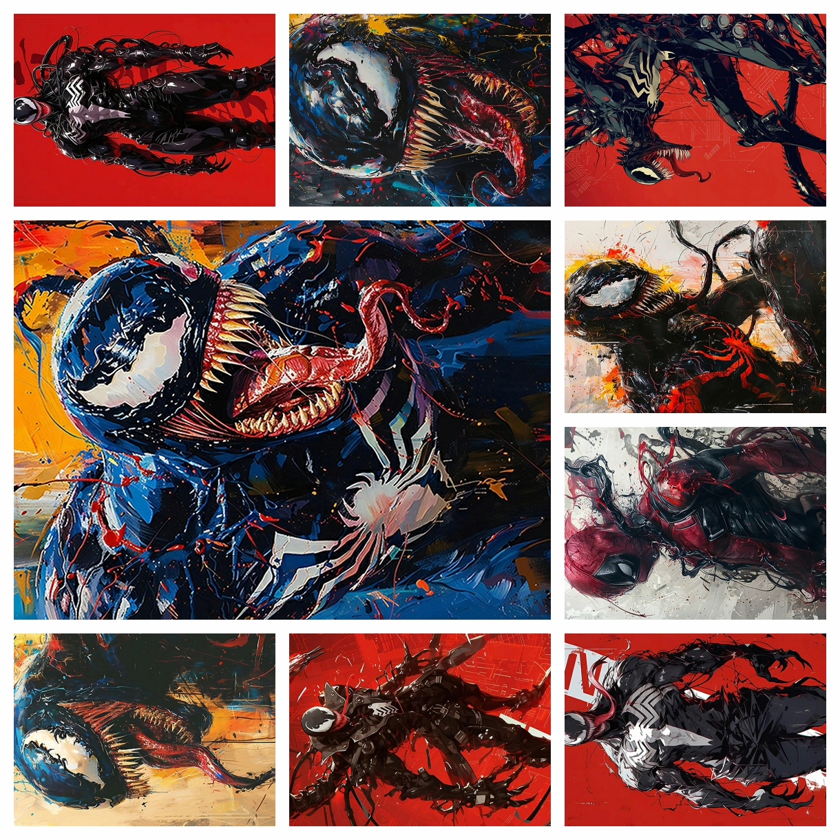 Anime Marvel venom spider-man  – обзор и цена Embroidery Kit Set