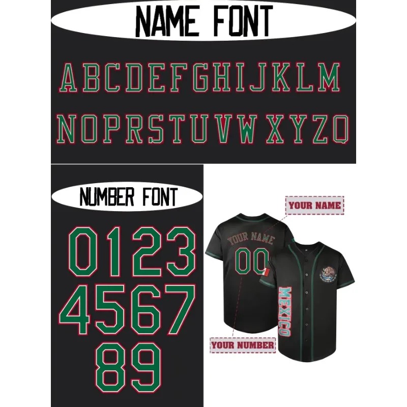 Customized Name&Number Men's E – обзор и цена Embroidery Name Designs