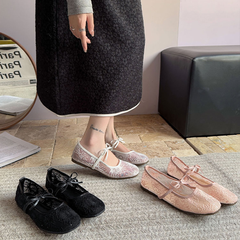 Women's Gentle Ballet Flat Sho – обзор и цена Embroidery Flat Shoes