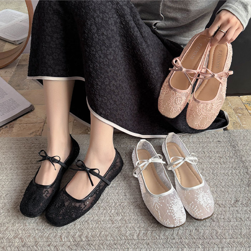 Women's Gentle Ballet Flat Sho – обзор и цена Embroidery Flat Shoes