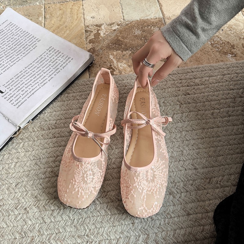 Women's Gentle Ballet Flat Sho – обзор и цена Embroidery Flat Shoes