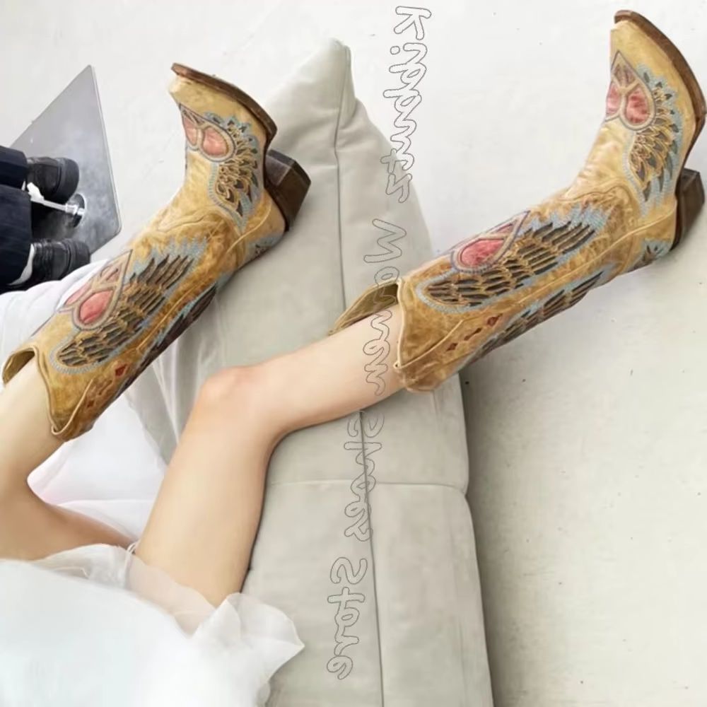 Embroidered Cowboy Western Boo – обзор и цена Embroidery Shoes