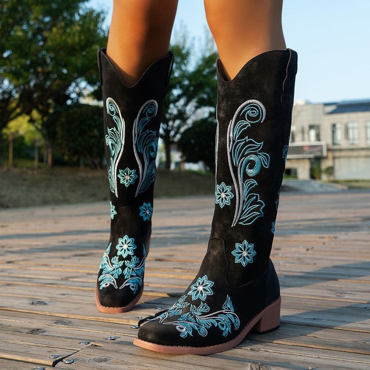Retro Women Boot Fashion Women – обзор и цена Embroidery Design Free