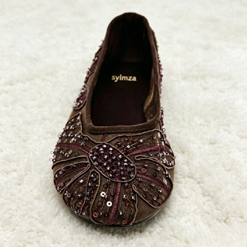 Luxury Designer Ballet Flats f – обзор и цена Embroidery Flat Shoes