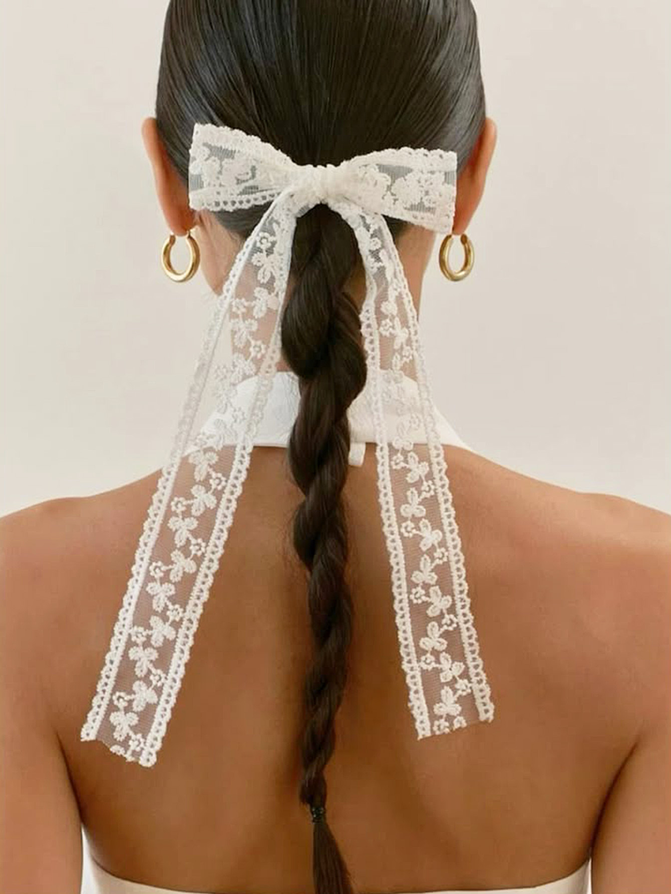 White Lace Sweet Bow Knot Ribb – обзор и цена Embroidery Ribbon