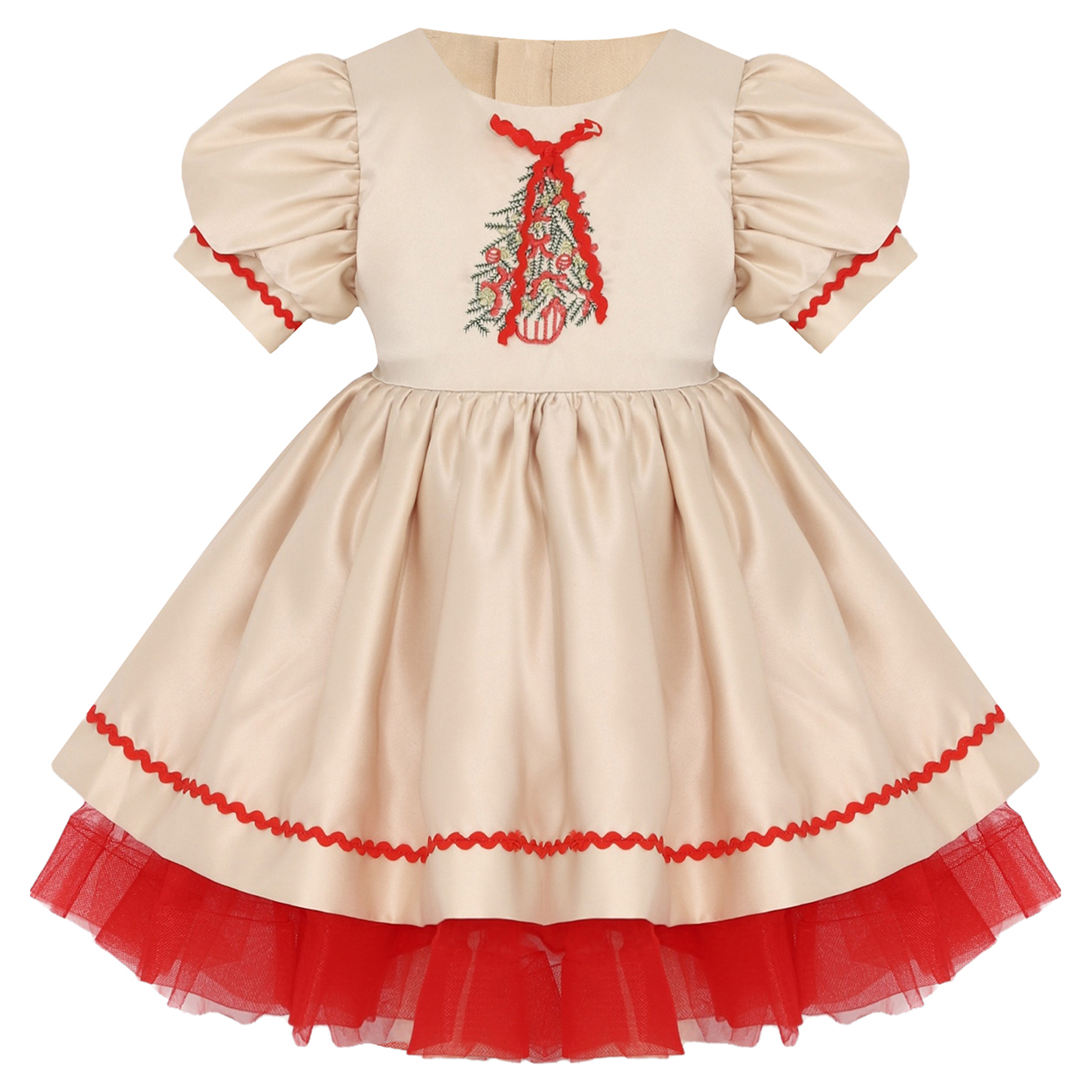 Kids Girls Christmas Dress Emb – обзор и цена Embroidery Xmas Designs