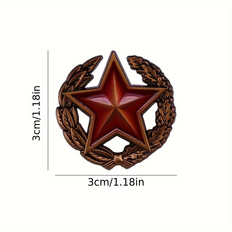 1pc Belarusian Red Star Emblem – обзор и цена Embroidery Legacy