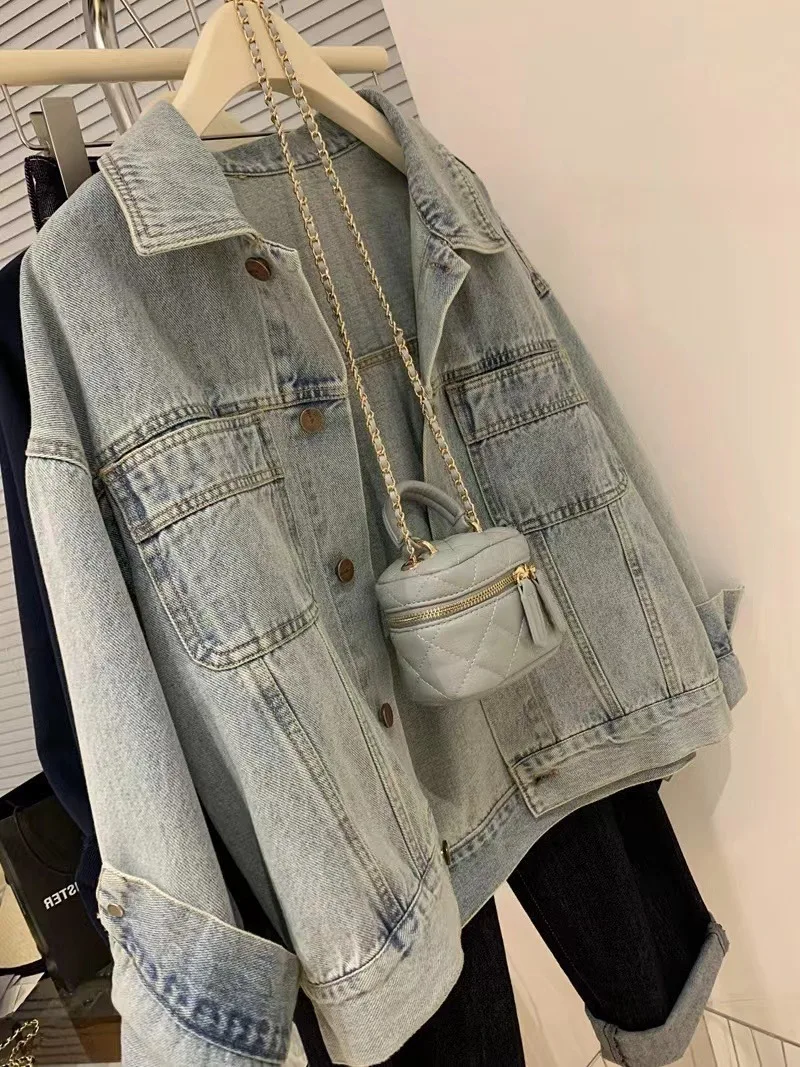 Denim Coat Women Y2k Spring Au – обзор и цена Embroidery Jacket Jeans