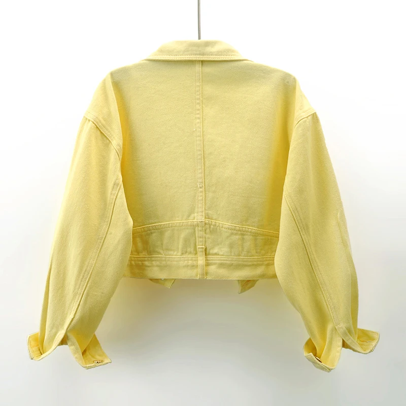 Fashion Yellow Denim Jacket Wo – обзор и цена Embroidery Jacket Jeans