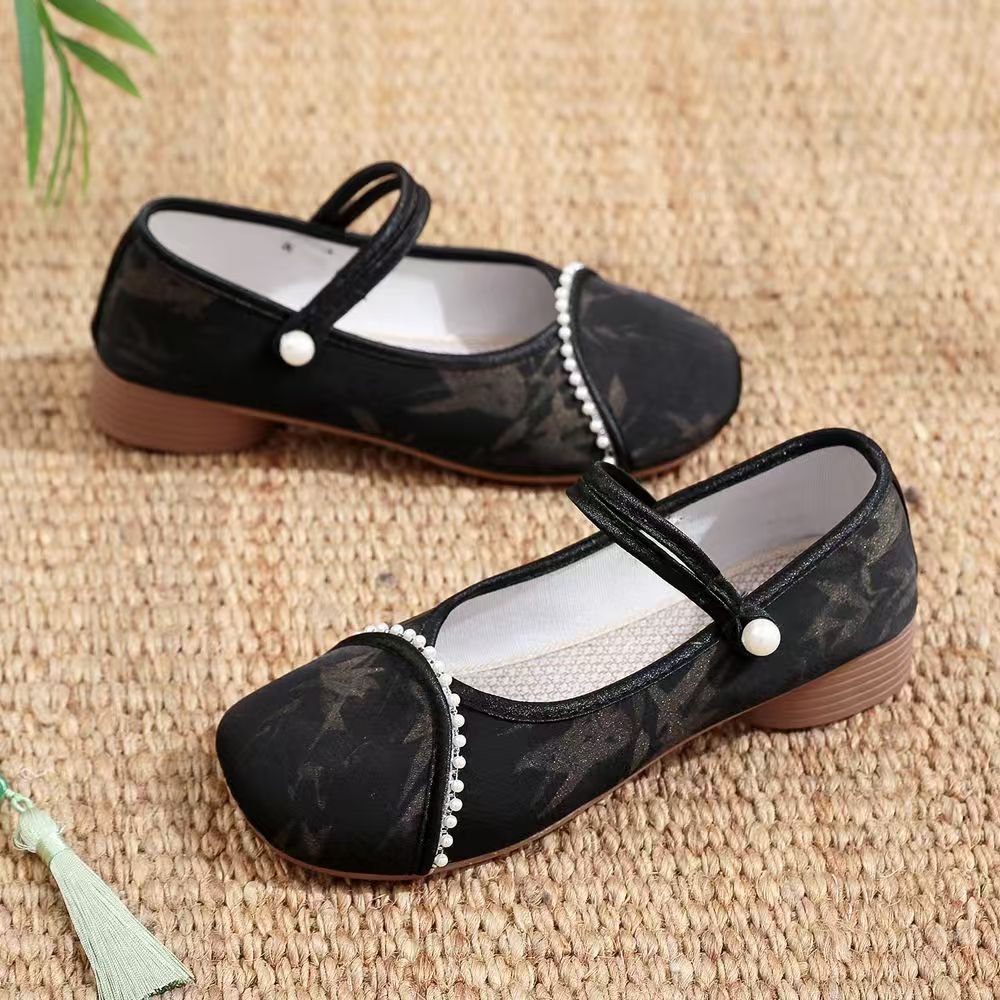 Chinese Style Women Low Heel C – обзор и цена Embroidery Shoes
