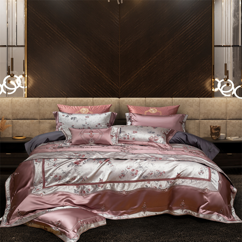 Chic Rose Flowers Jacquard Sat – обзор и цена Embroidery Quilt Cover