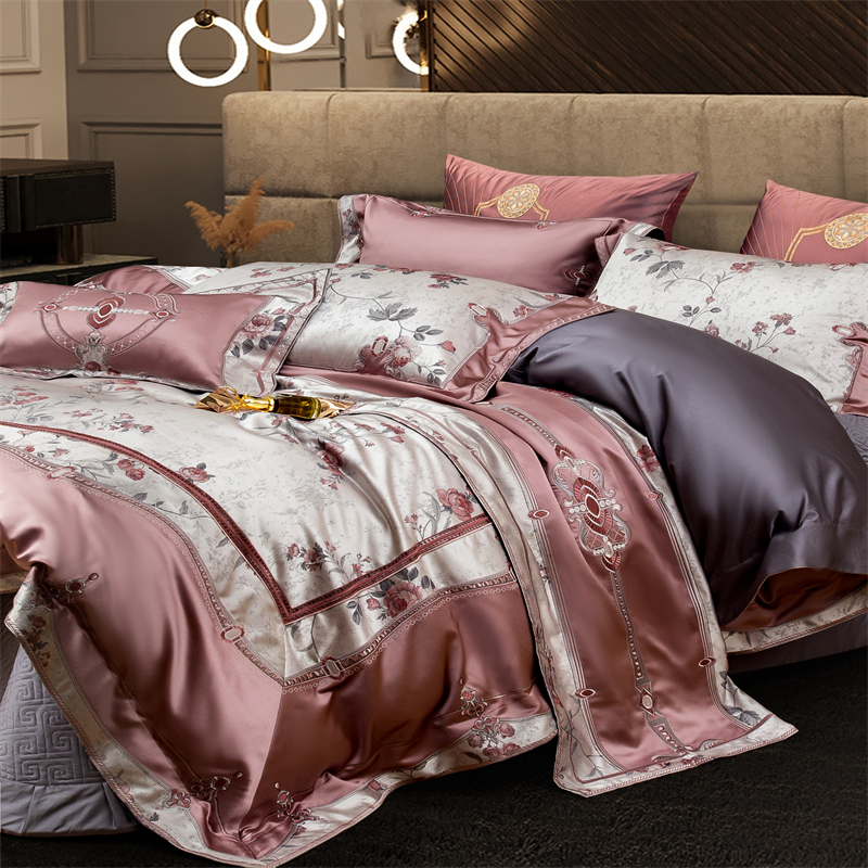 Chic Rose Flowers Jacquard Sat – обзор и цена Embroidery Quilt Cover