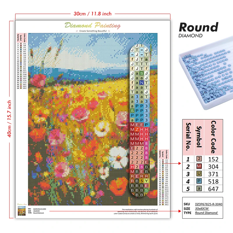 1PC frameless Diamond Painting – обзор и цена Embroidery Kit Set