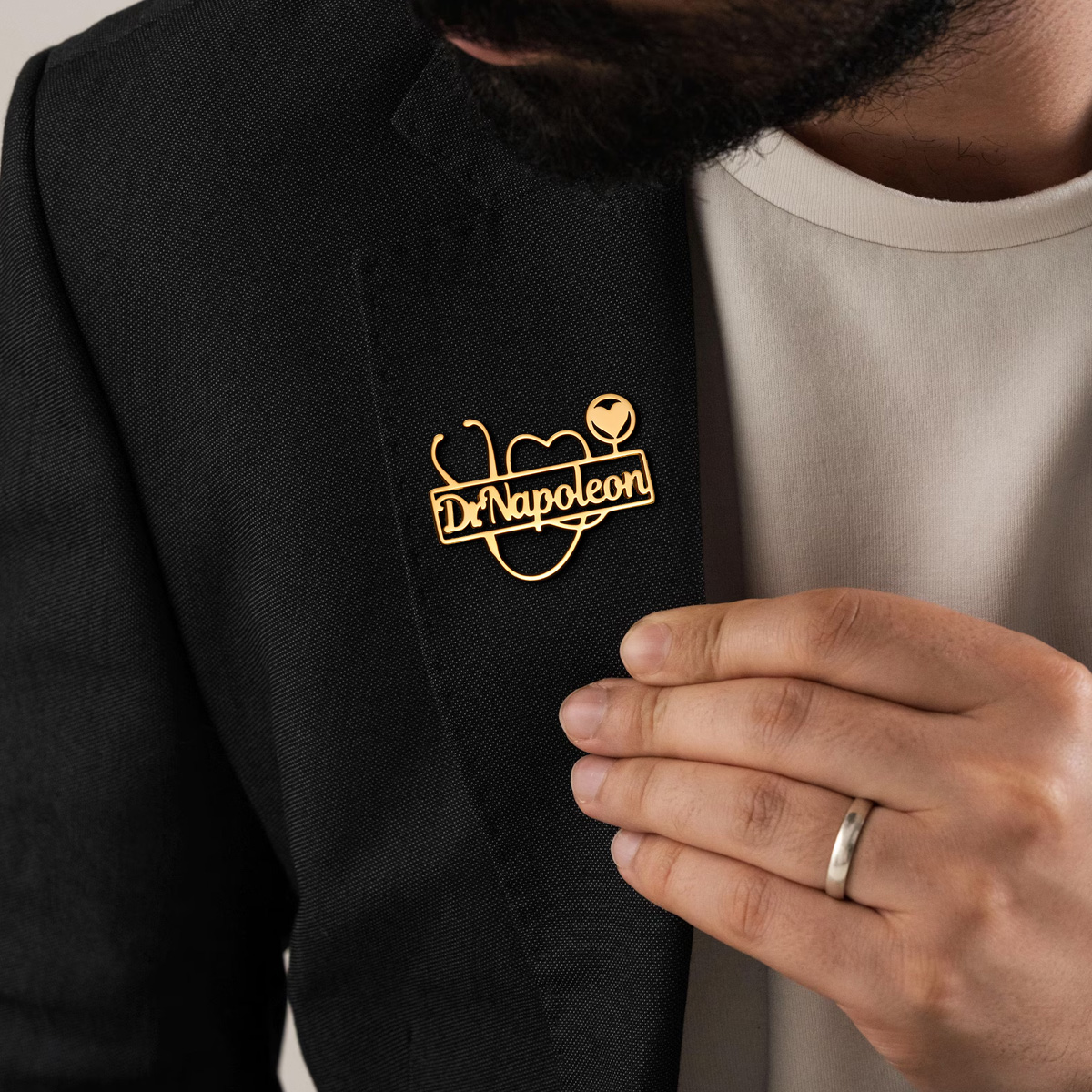 Custom Stethoscope Brooch Pers – обзор и цена Embroidery Name