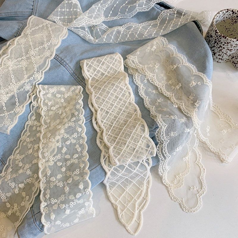 AWAYTR  Long Women Lace Floral – обзор и цена Embroidery Ribbon