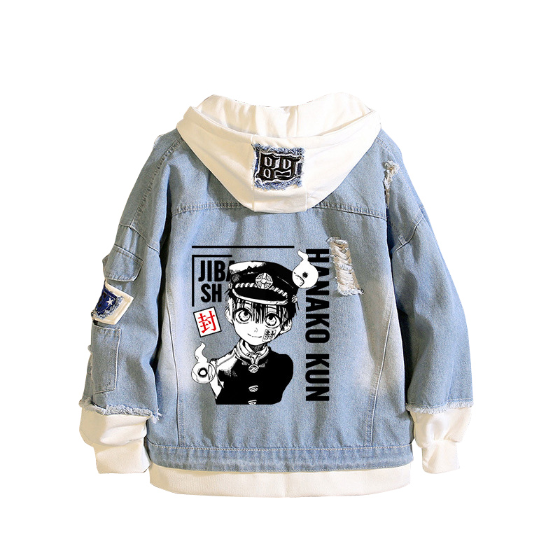 Toilet-Bound Hanako-kun Demin  – обзор и цена Embroidery Jacket Jeans