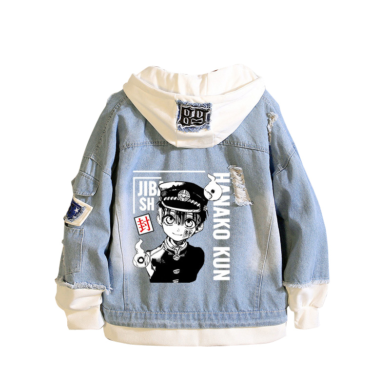 Toilet-Bound Hanako-kun Demin  – обзор и цена Embroidery Jacket Jeans