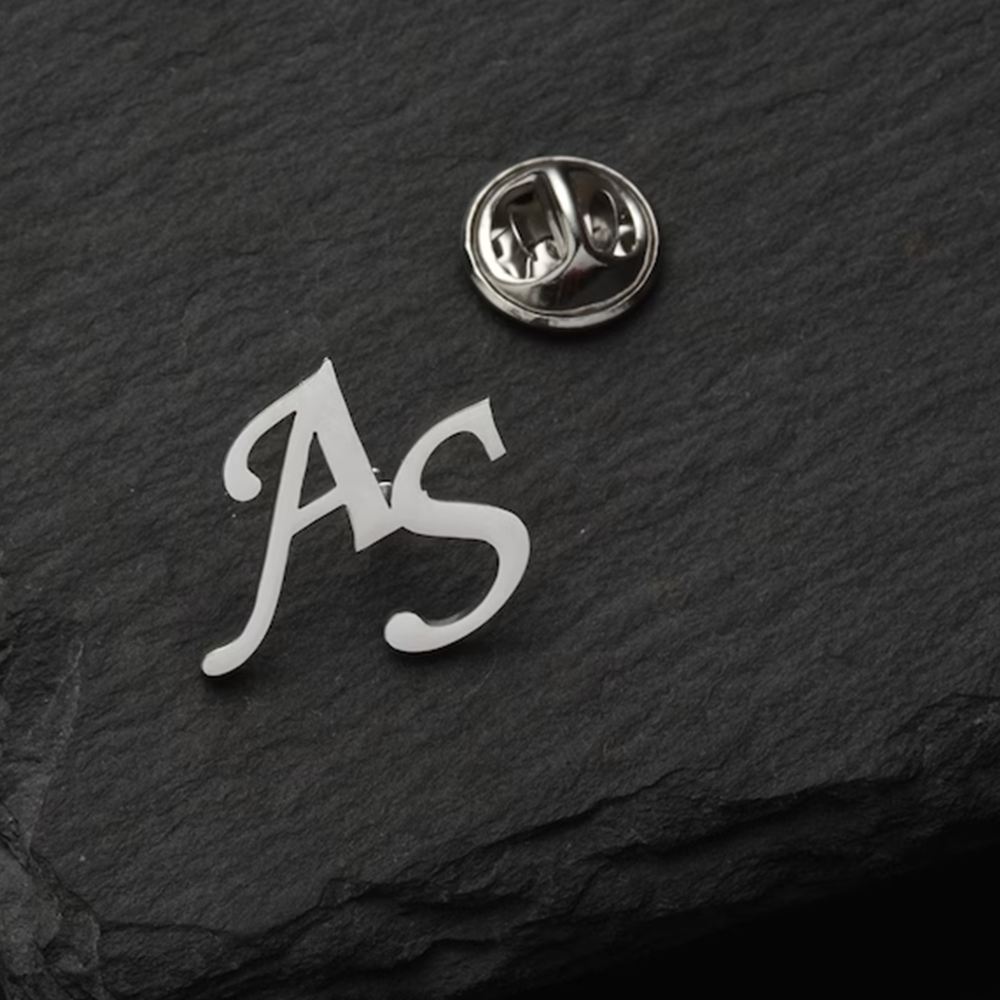 Custom Initials Brooch for Men – обзор и цена Embroidery Name