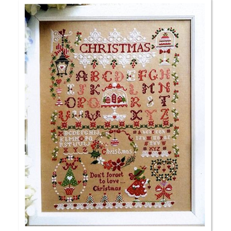 Christmas girl cross stitch ki – обзор и цена Embroidery Xmas Designs