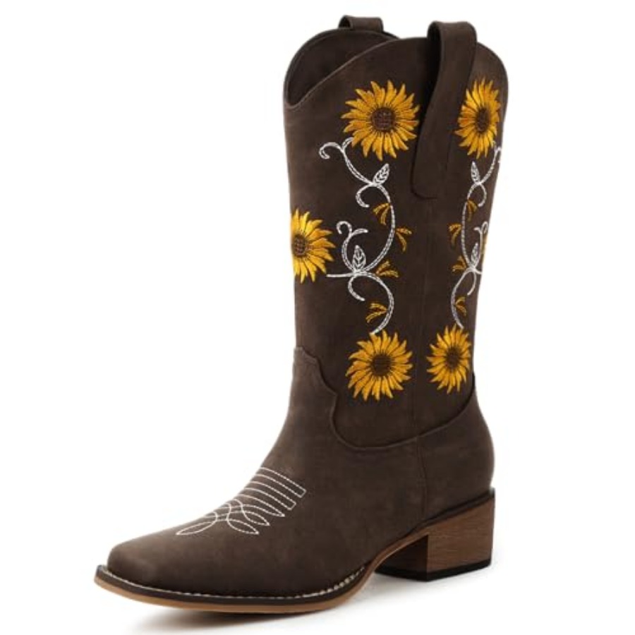 Cowboy Boots for Women Square  – обзор и цена Embroidery Design Free