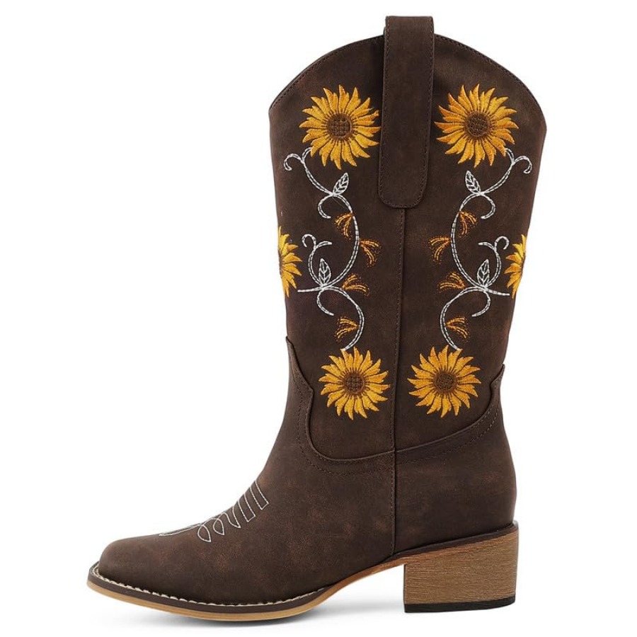 Cowboy Boots for Women Square  – обзор и цена Embroidery Design Free