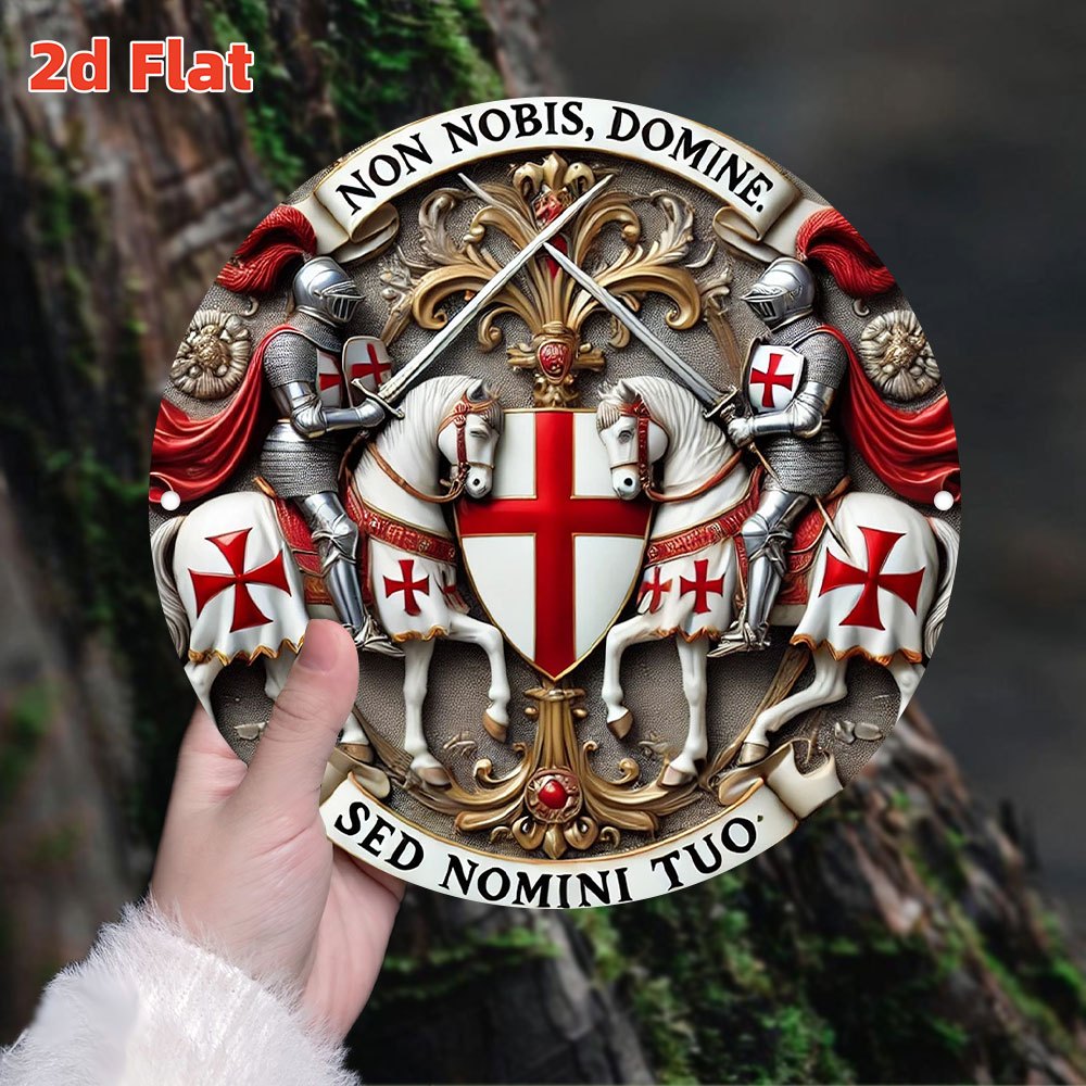 2D Flat Medieval Templar Knigh – обзор и цена Embroidery Legacy