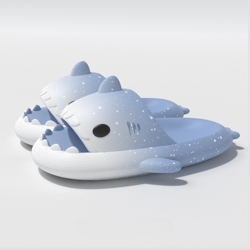 Cute Cartoon Shark Slippers Fo – обзор и цена Embroidery Flat Shoes