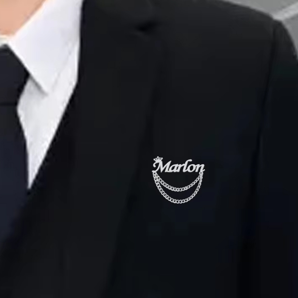 Personalized Name Brooch Custo – обзор и цена Embroidery Name