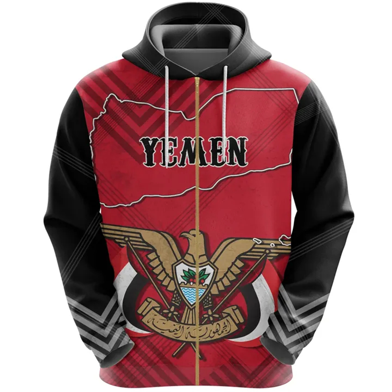 Vintage Men's Hoodie Yemen Fla – обзор и цена Embroidery Legacy