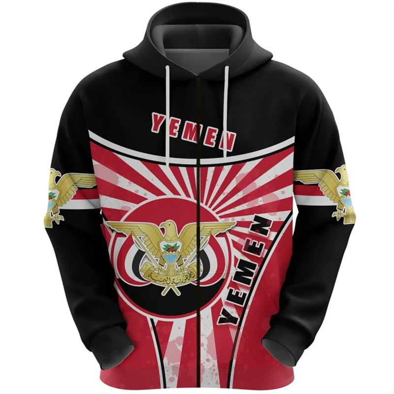 Vintage Men's Hoodie Yemen Fla – обзор и цена Embroidery Legacy
