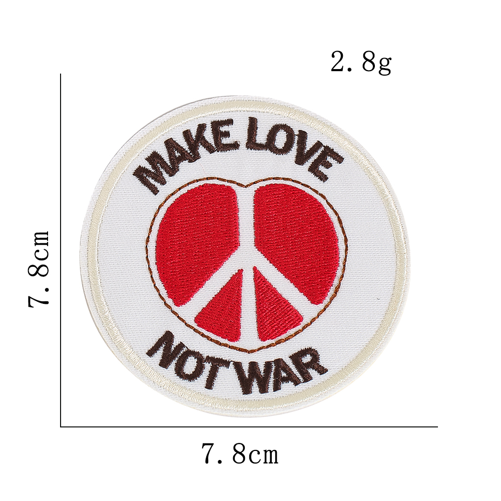 Anti War Make Love Not War Emb – обзор и цена Embroidery Jacket Jeans