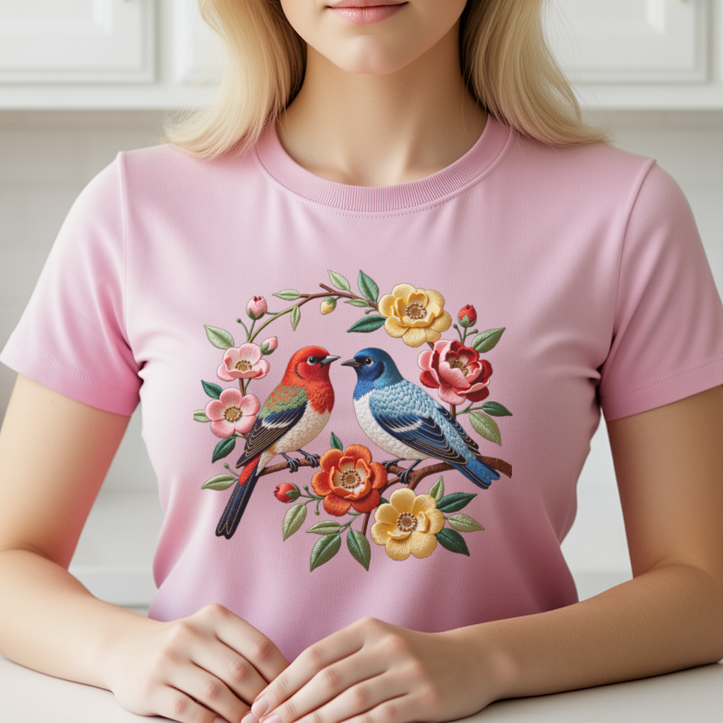 1 Piece of Bird Pattern Clothi – обзор и цена Embroidery Uniform