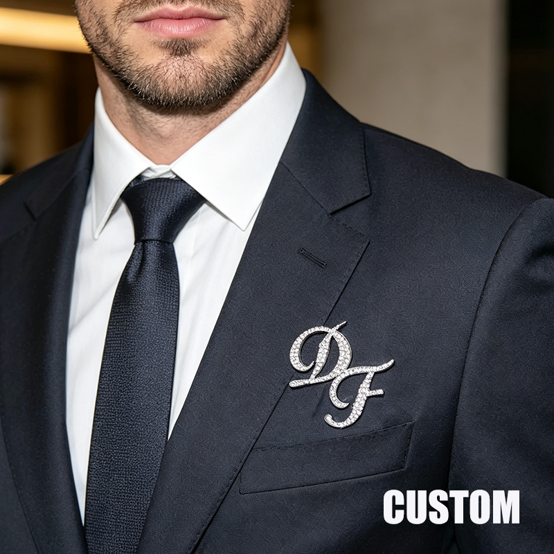 Custom Double Initials Pin,Bri – обзор и цена Embroidery Name