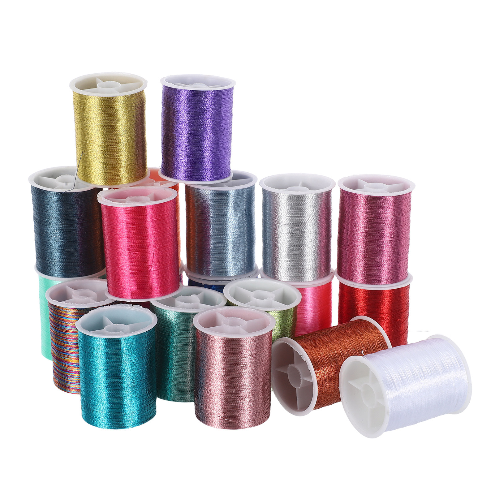Metallic Embroidery Thread Set – обзор и цена Embroidery And Quilting