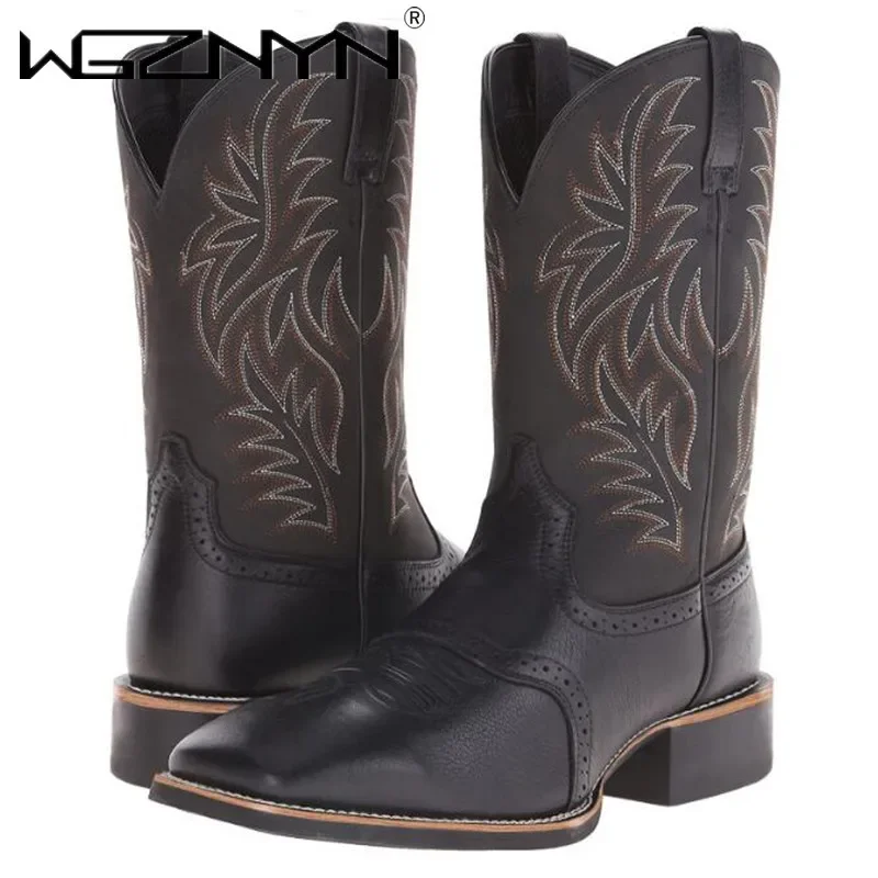 Men High Boots Embroidery Retr – обзор и цена Embroidery Design Free