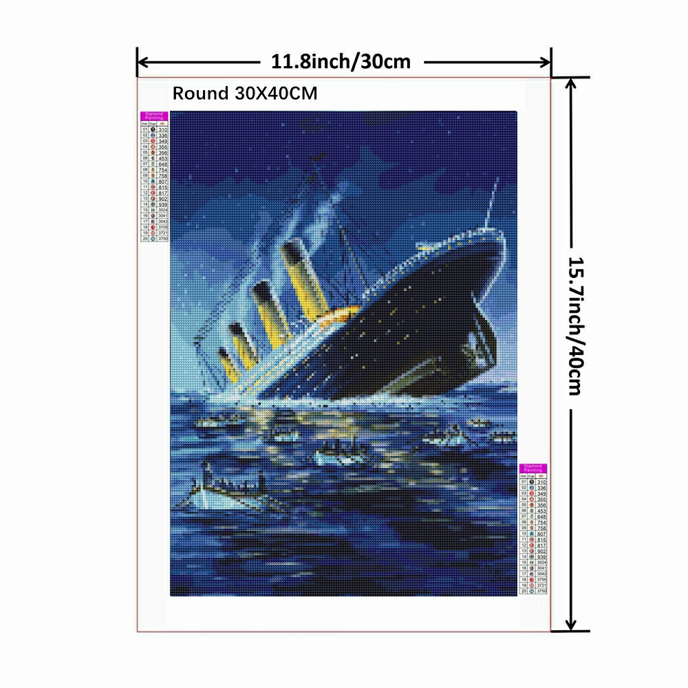 The Titanic Diamond Painting F – обзор и цена Embroidery Kit Set