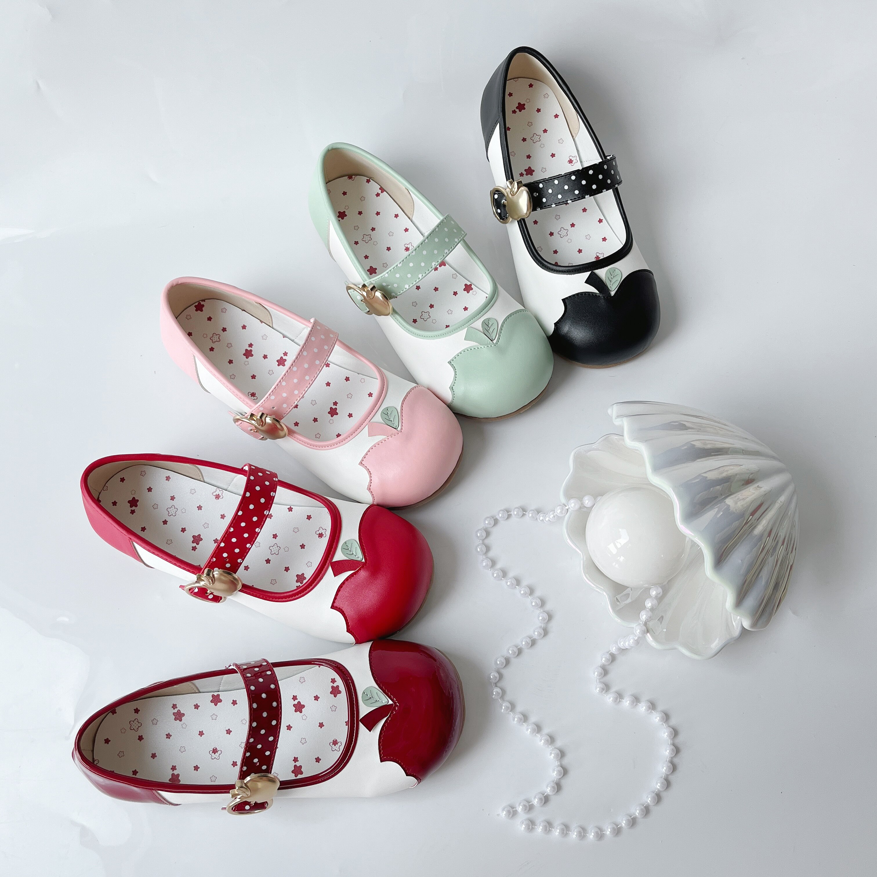Original Japanese Lolita Mary  – обзор и цена Embroidery Flat Shoes