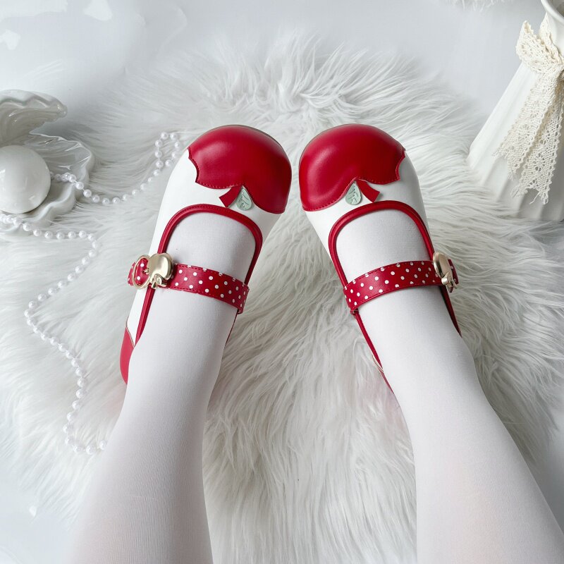 Original Japanese Lolita Mary  – обзор и цена Embroidery Flat Shoes
