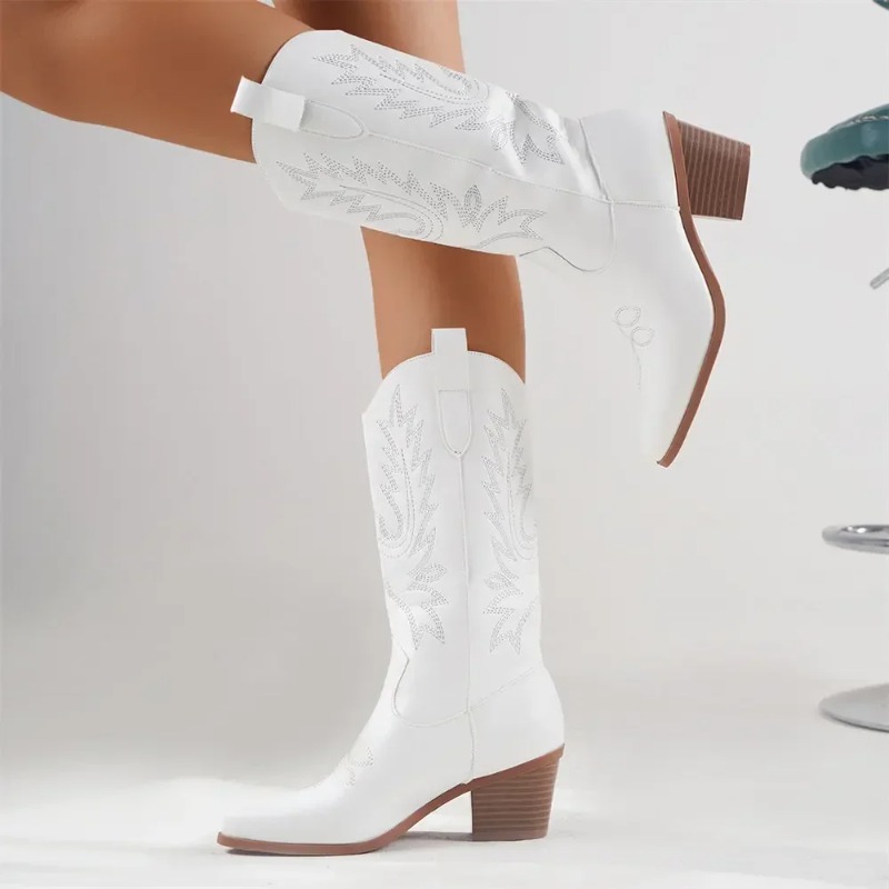 Retro Women's Boots Classic Po – обзор и цена Embroidery Design Free