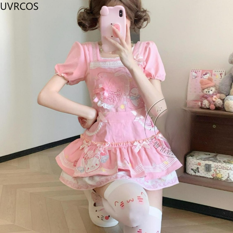 Japanese Kawaii Cute Lolita St – обзор и цена Embroidery Uniform