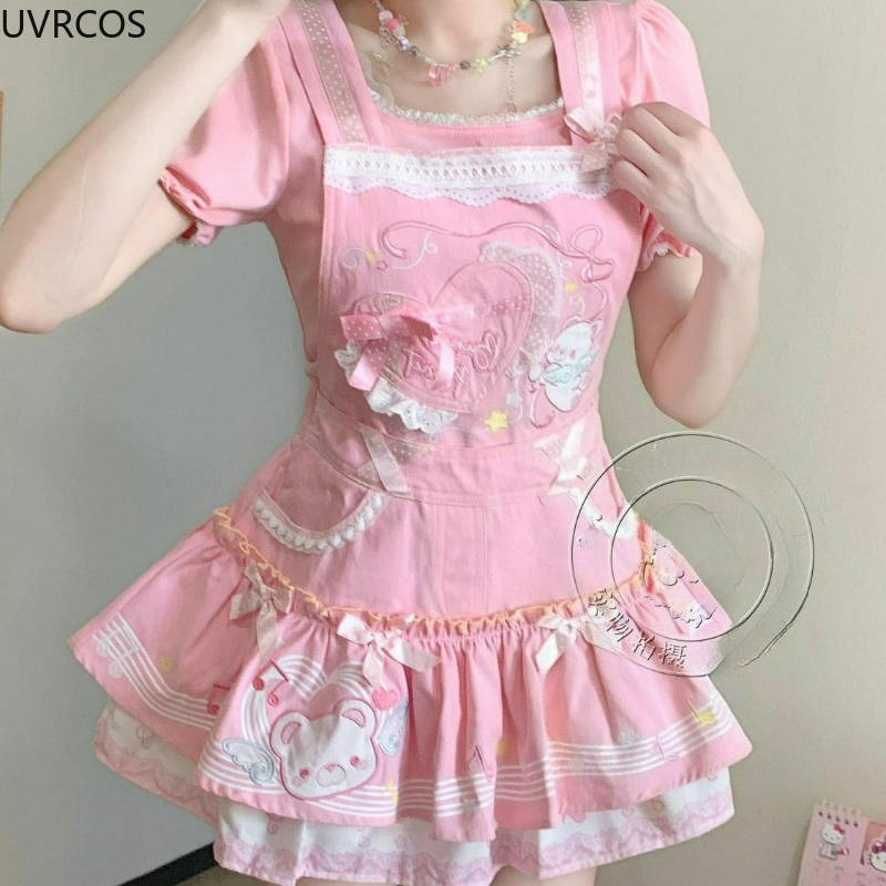 Japanese Kawaii Cute Lolita St – обзор и цена Embroidery Uniform